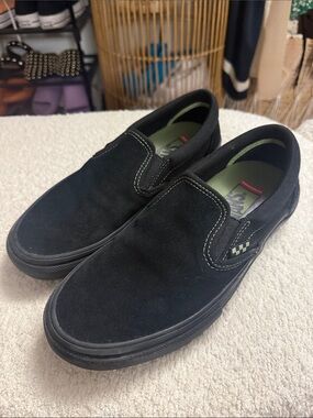 Men's Vans Black Slip-On Casual Shoes